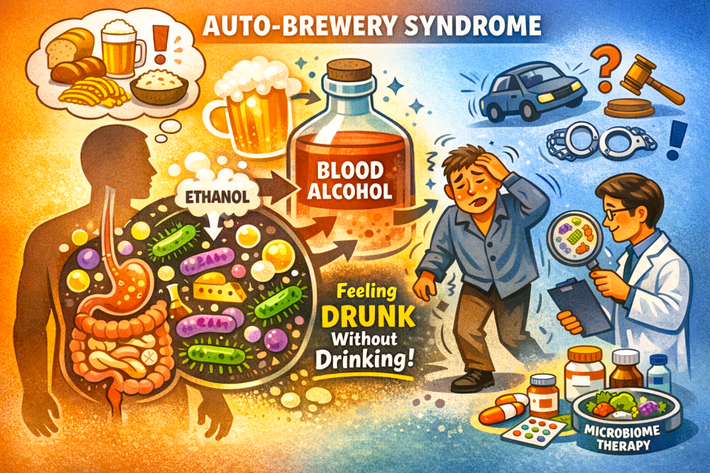 Auto-brewery Syndrome (ABS) – Get Drunk Without Drinking Alcohol