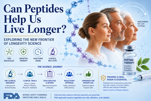 Can Peptides Help Humans Live Longer? Exploring The New Frontier Of Longevity Science